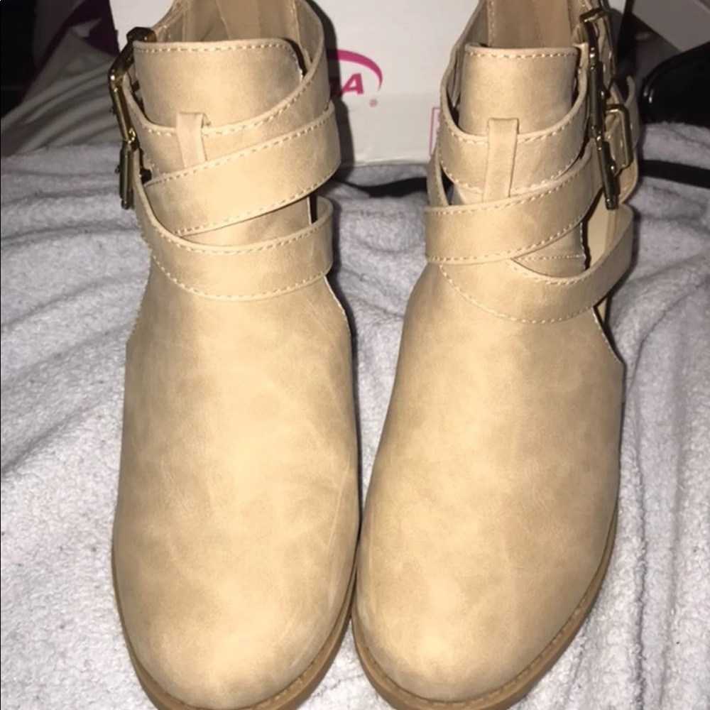 Tan Booties